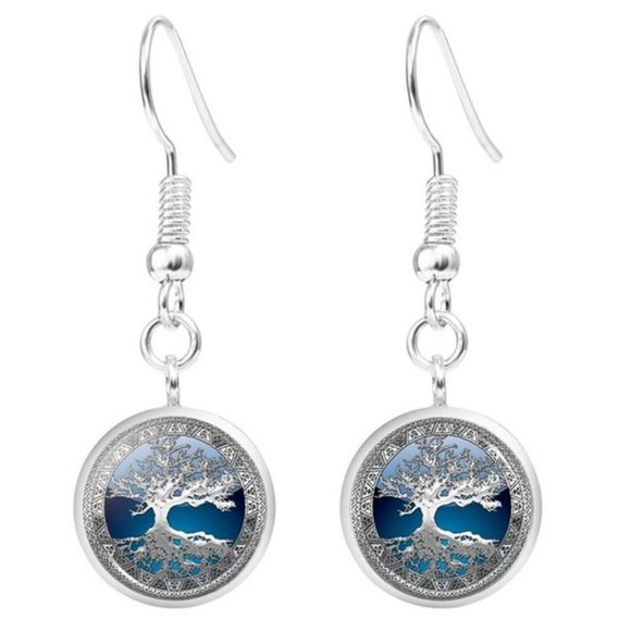 Tree of life earrings NWOT - Picture 2 of 5